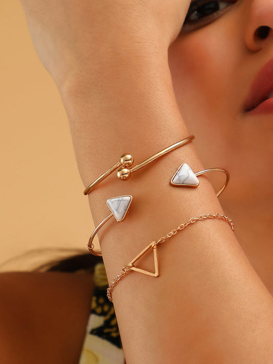 The Traid Multi-Layer Bracelet - California Gold-SOHIBR6194