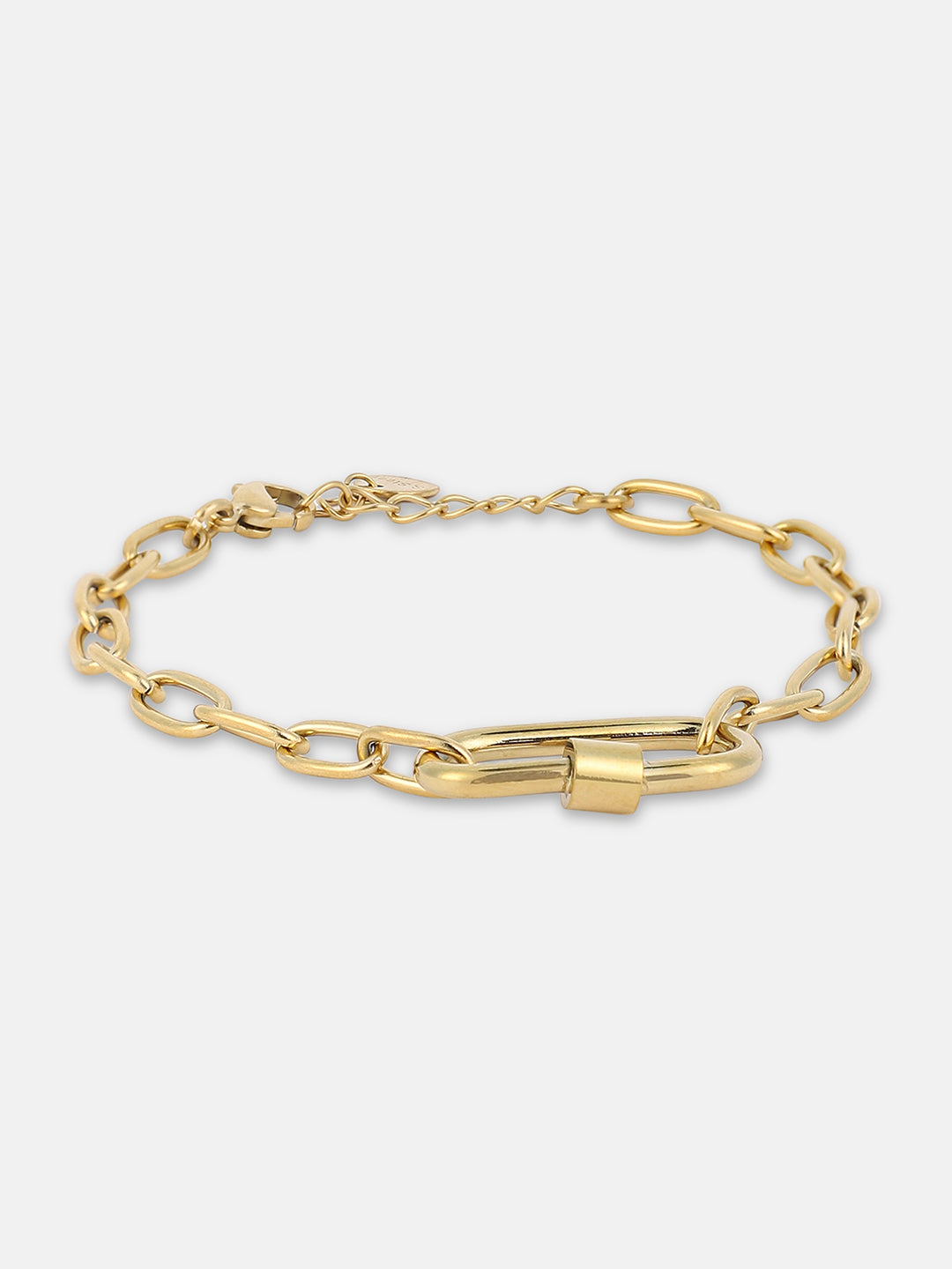 The Industrial Link Bracelet - California Gold