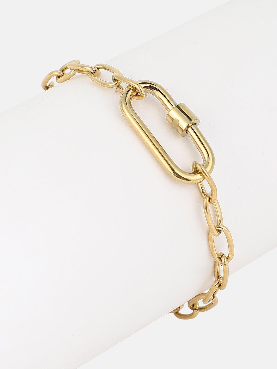 The Industrial Link Bracelet - California Gold