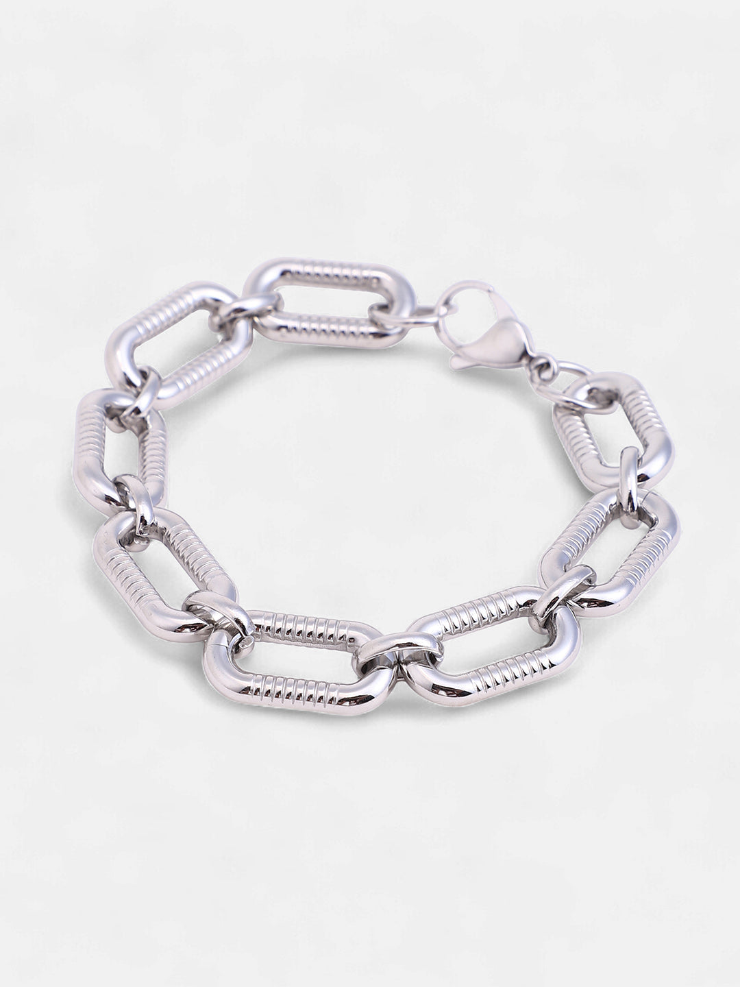 The Link Chain Bracelet - Metallic Silver