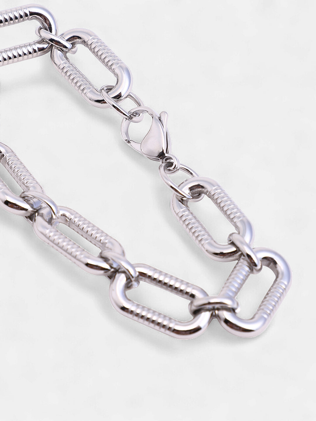 The Link Chain Bracelet - Metallic Silver