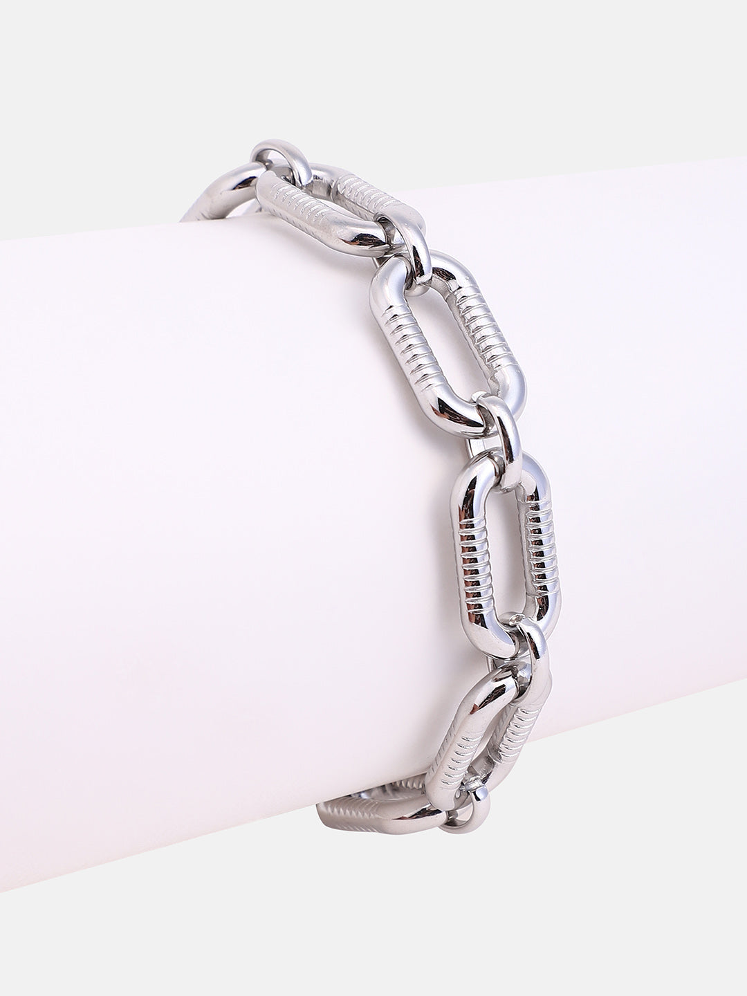 The Link Chain Bracelet - Metallic Silver