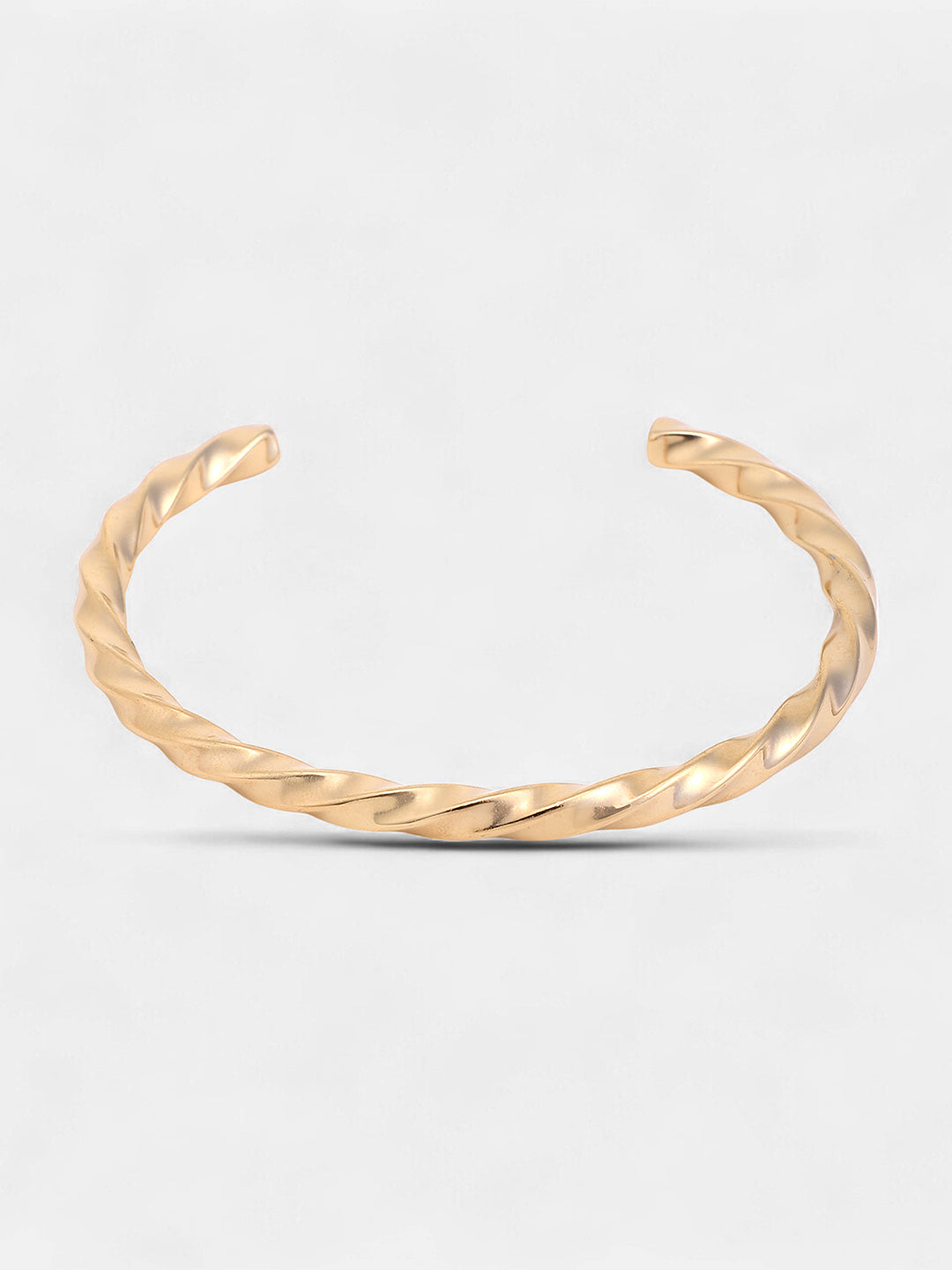 The Twisted Cuff Bracelet - California Gold