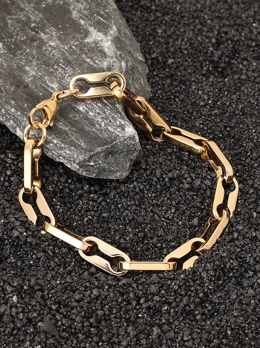 The Mechanical-Link Chain Bracelet - California Gold