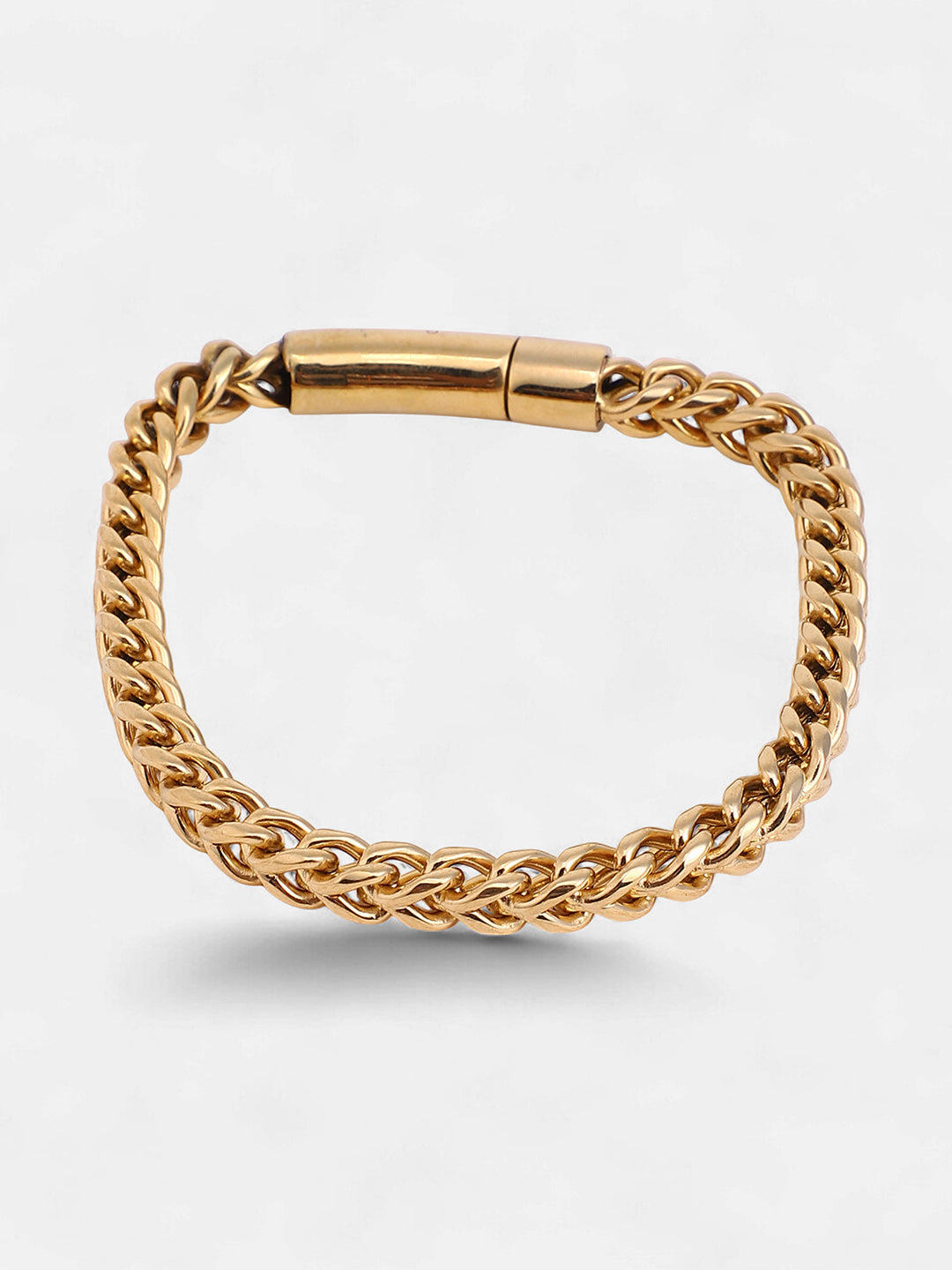 The Mesh-Link Chain Bracelet - California Gold