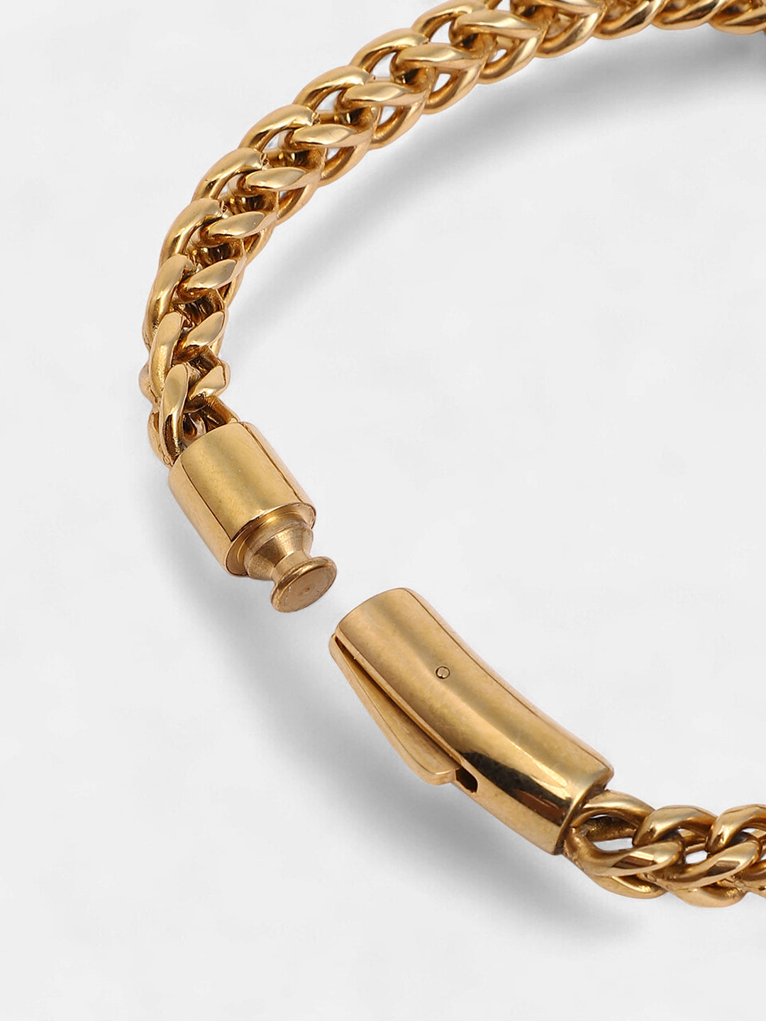 The Mesh-Link Chain Bracelet - California Gold