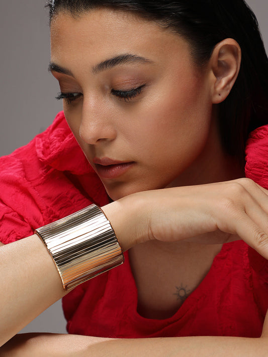 Gold Plated Cuff Bracelet