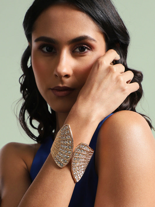 Gold-Plated Cuff Bracelet