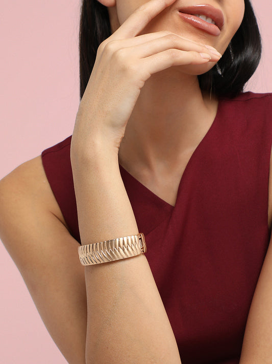 Gold-Plated Kada Bracelet