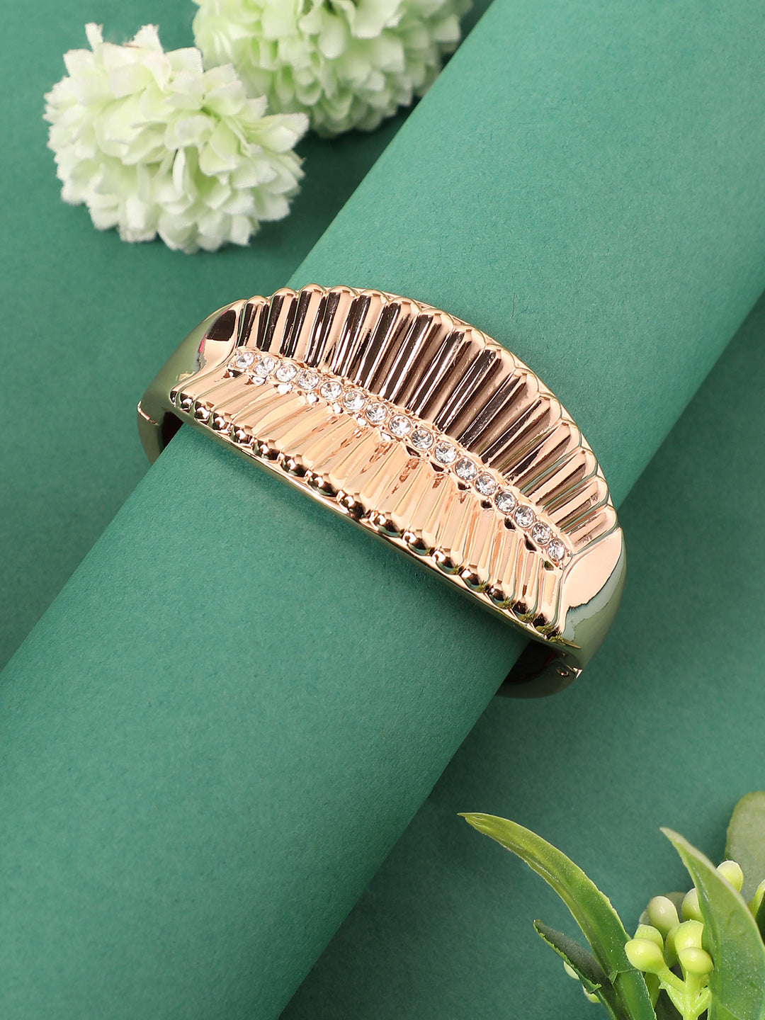 Gold-Plated Cuff Bracelet