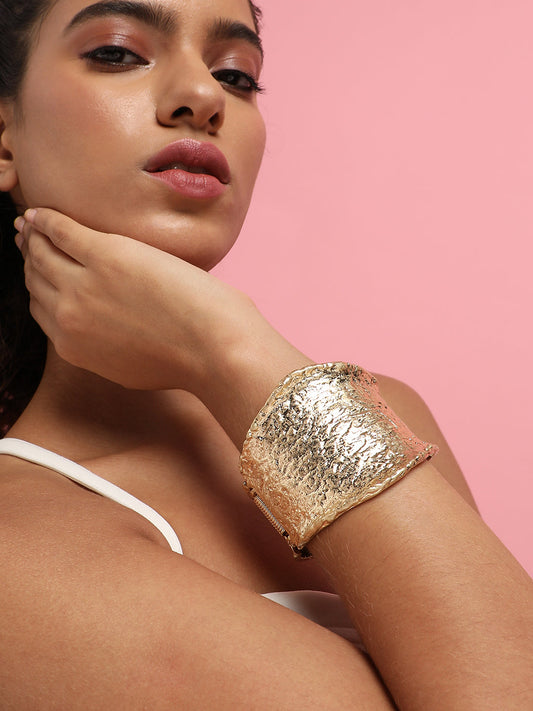 Gold-Plated Cuff Bracelet