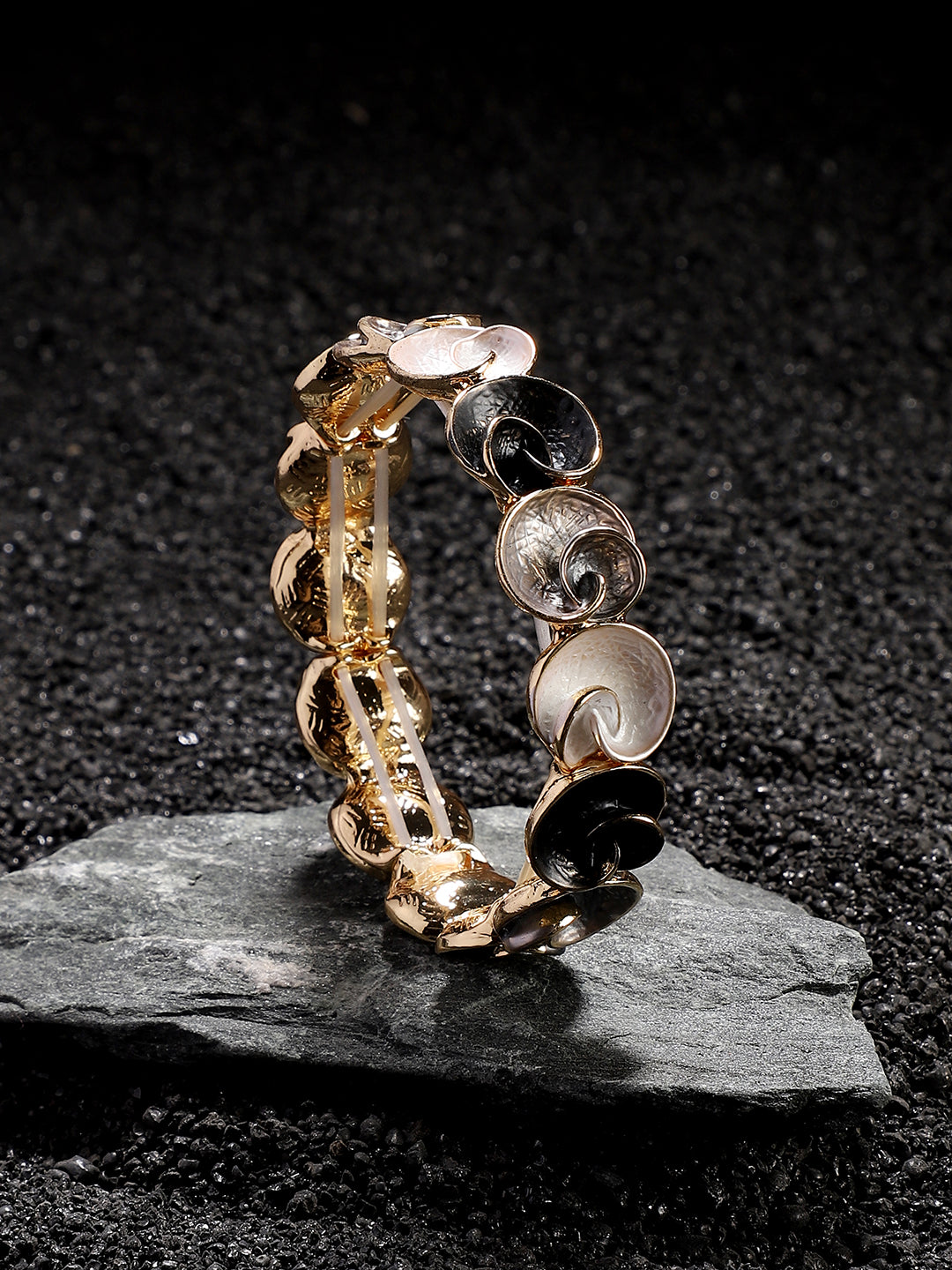 Gold Plated Elasticated Bracelet