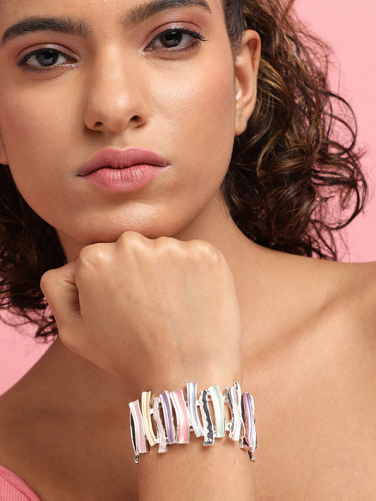 Silver-Plated Cuff Bracelet