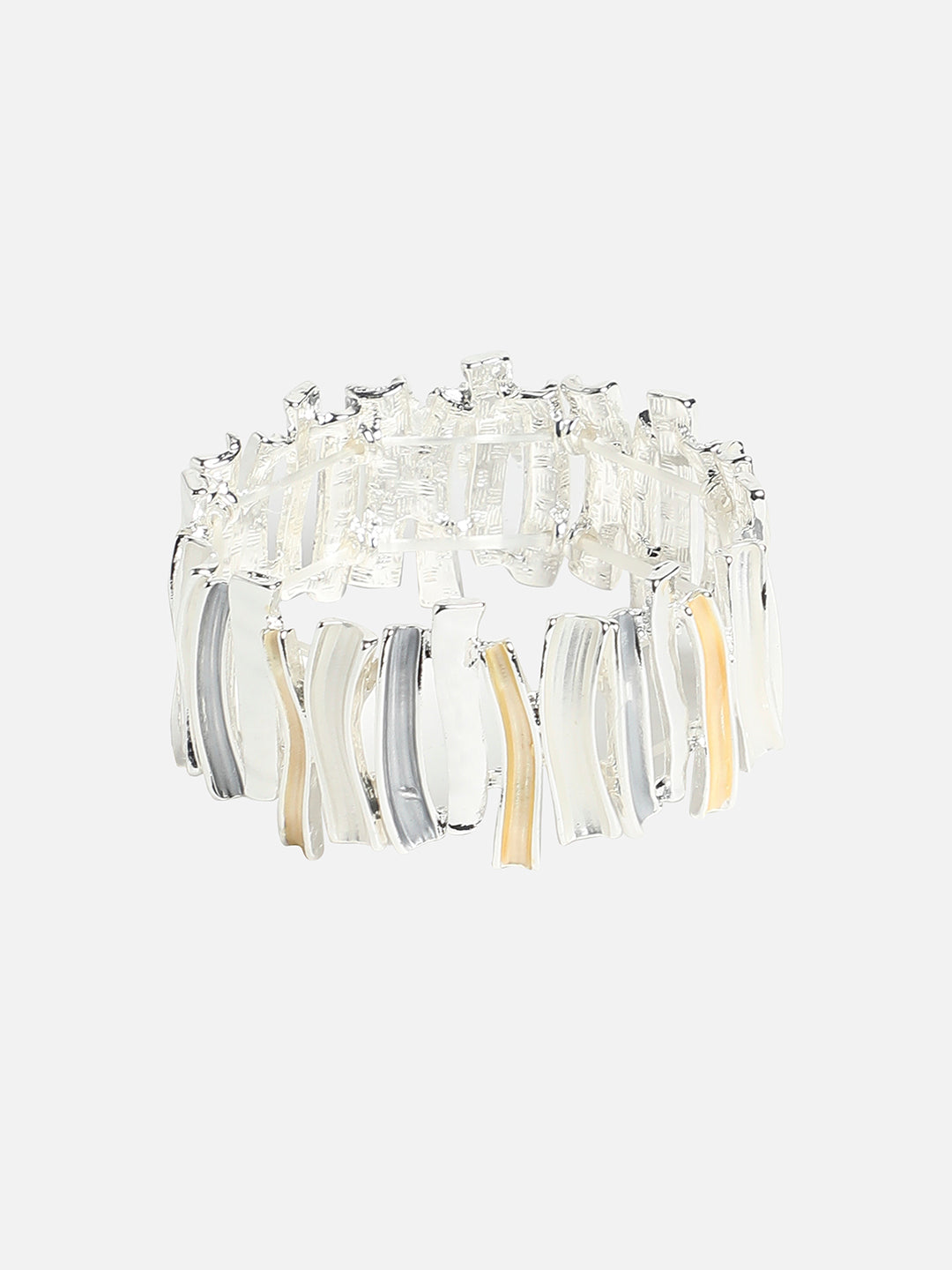 Silver Plated Elasticated Bracelet