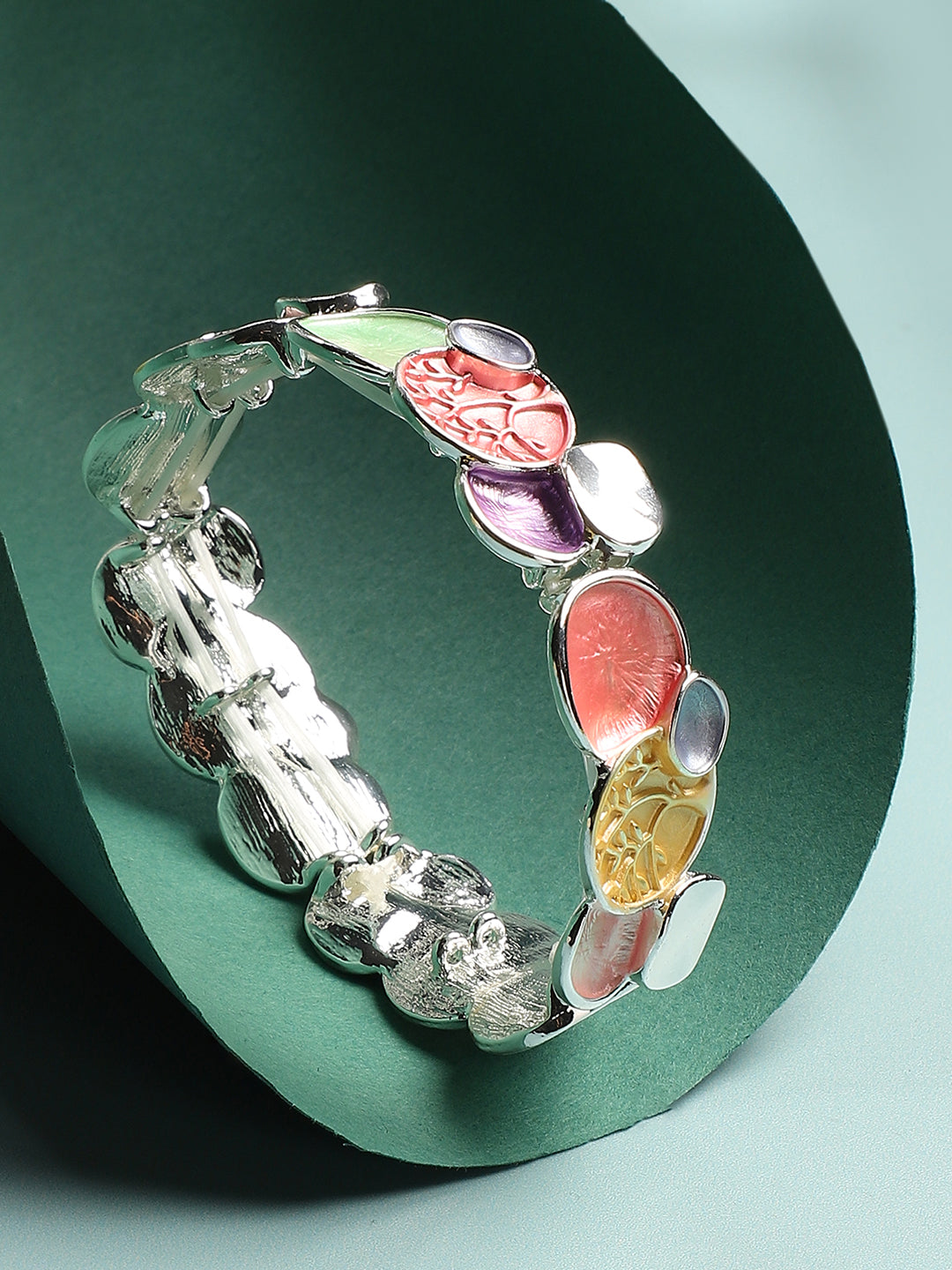 Silver Plated Elasticated Bracelet