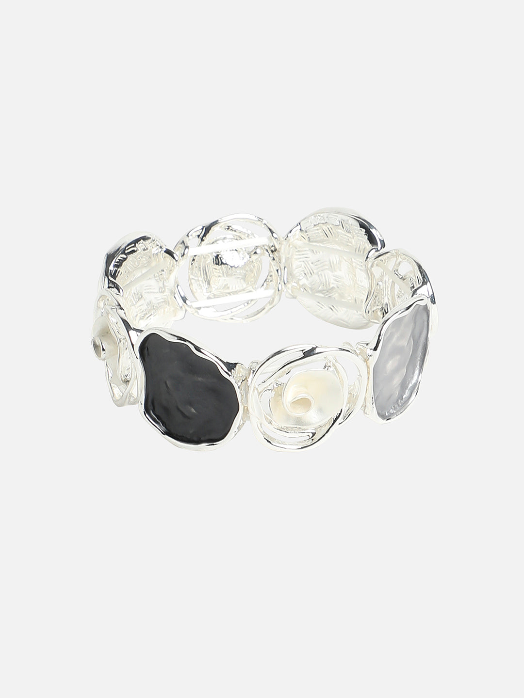 Silver-Plated Kada Bracelet
