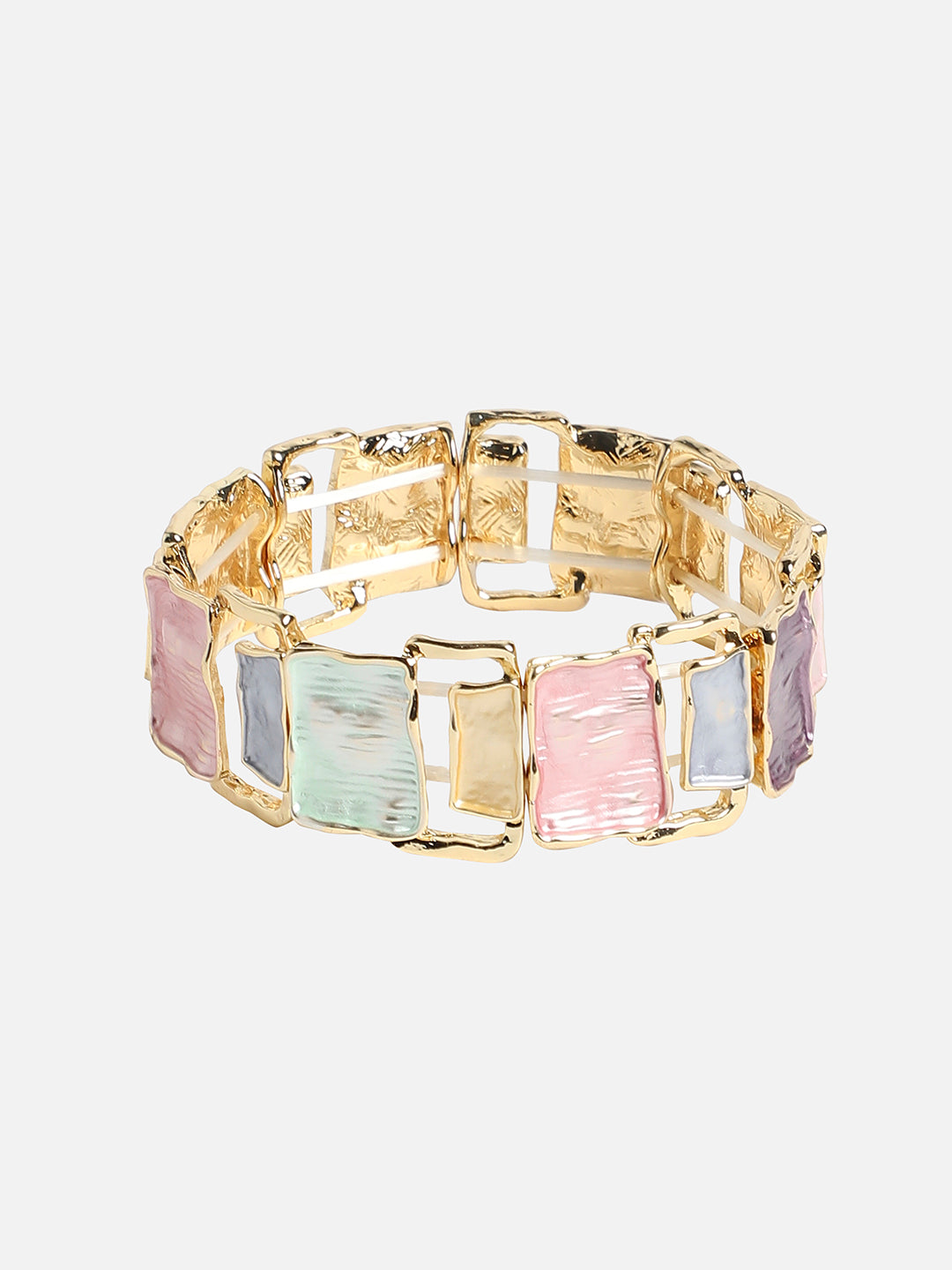 Gold Plated Elasticated Bracelet