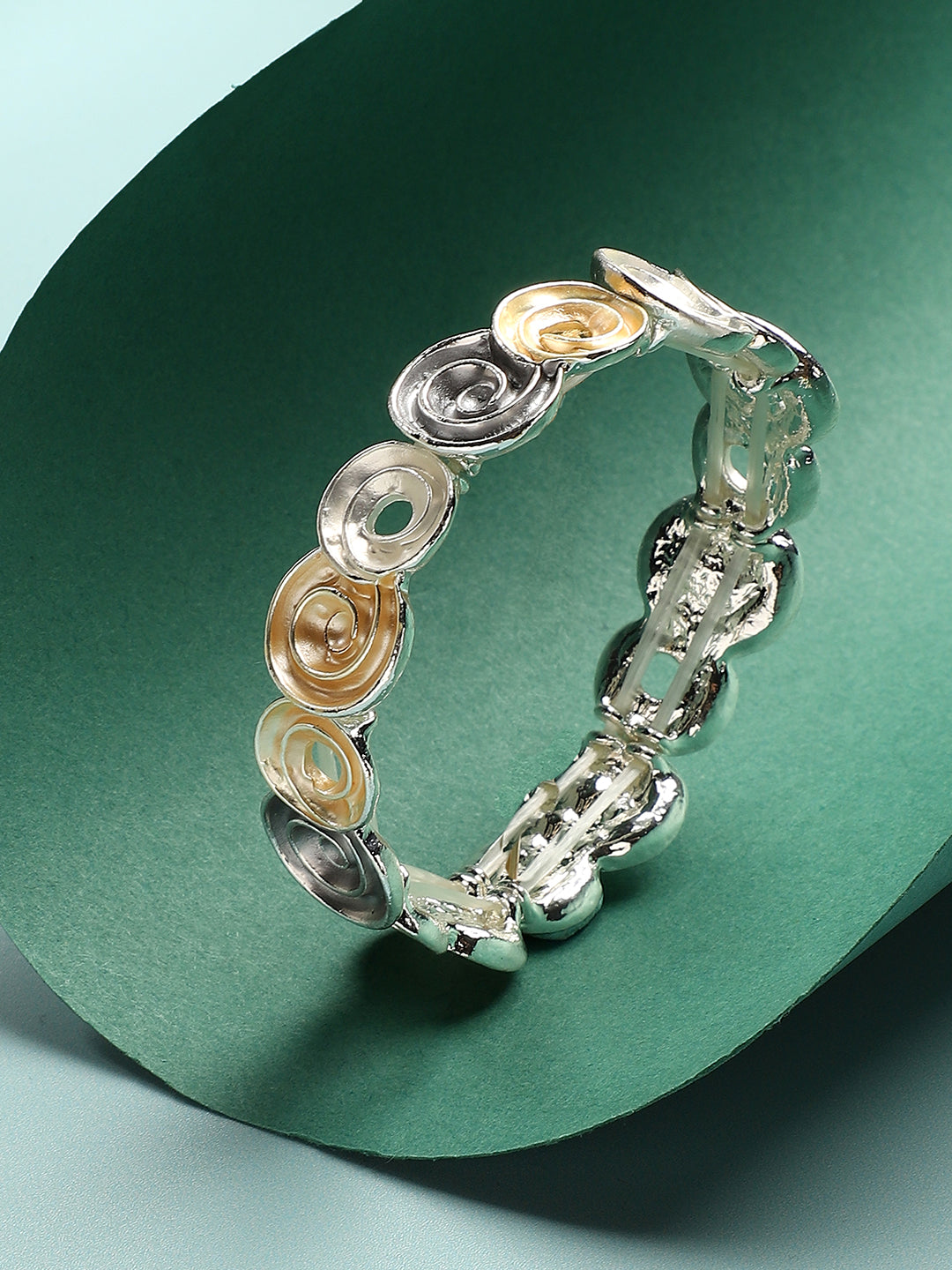 Silver Plated Elasticated Bracelet