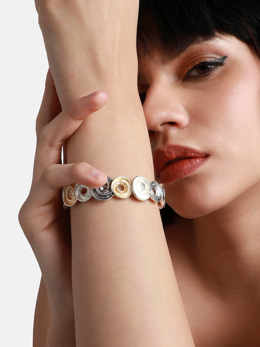 Silver Plated Elasticated Bracelet