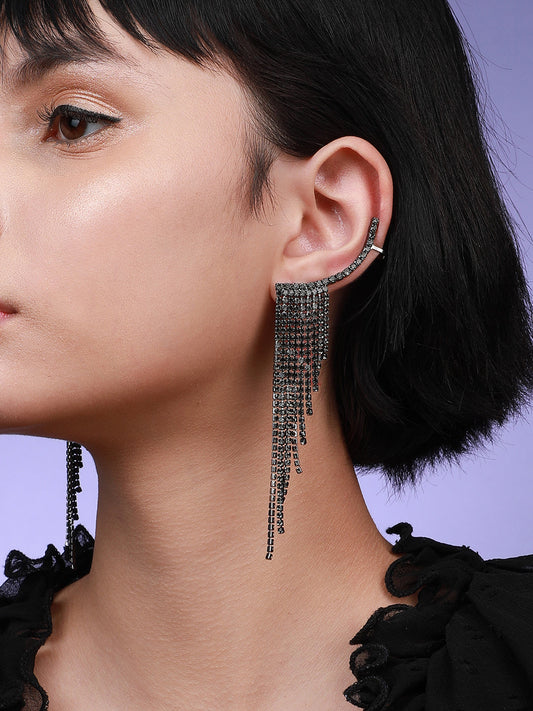 Set Of 2 Contemporary Drop Earrings