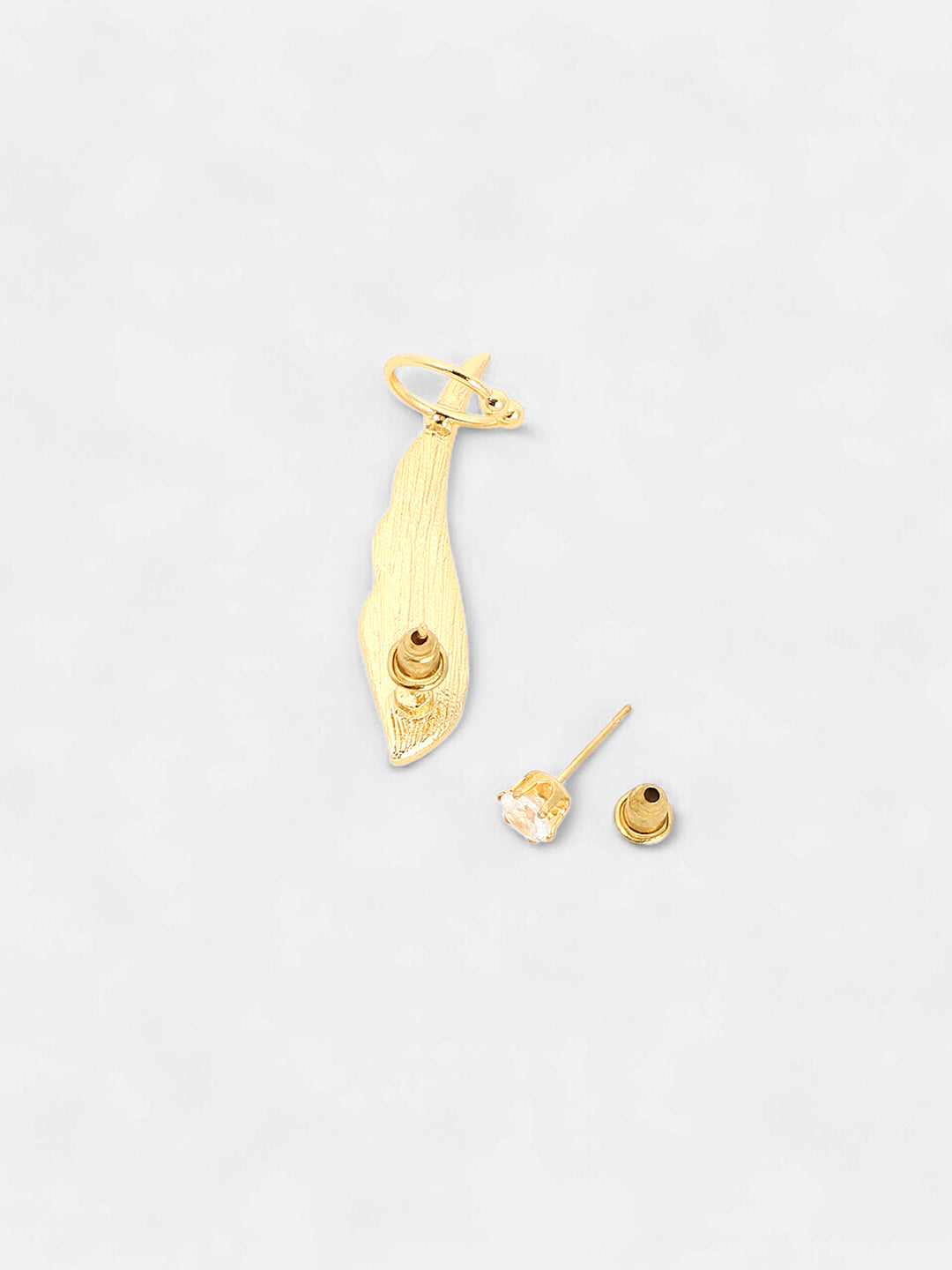 The Bling Wing Cuff Earrings - California Gold-SOHIER6028