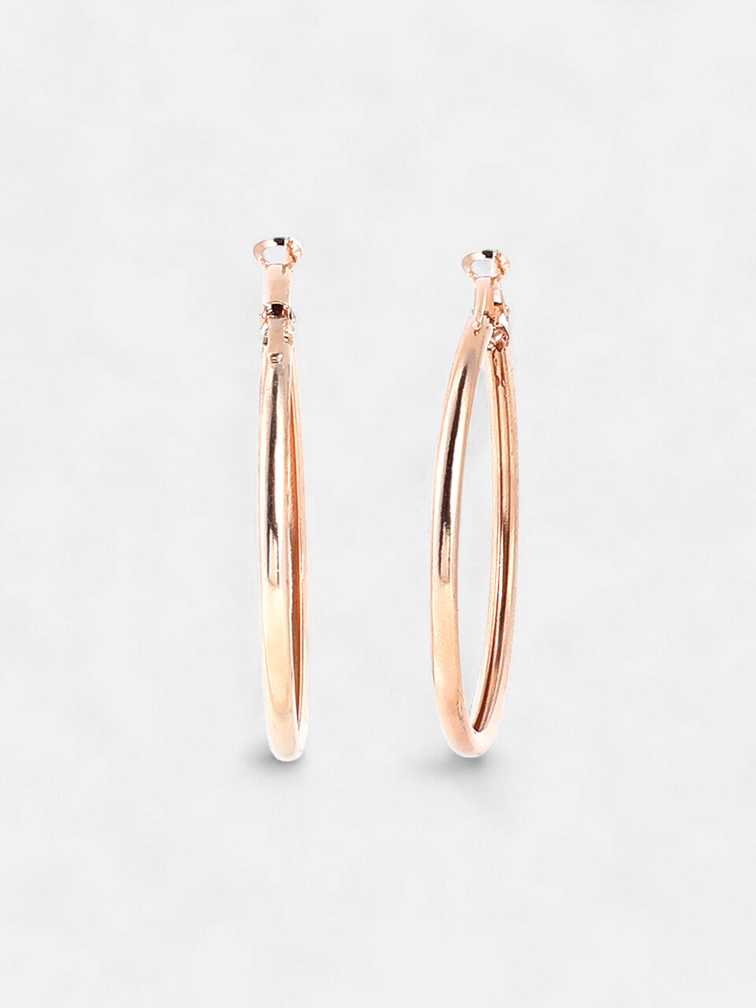 The Medium Minimal Hoop Earrings - California Gold-SOHIER6150