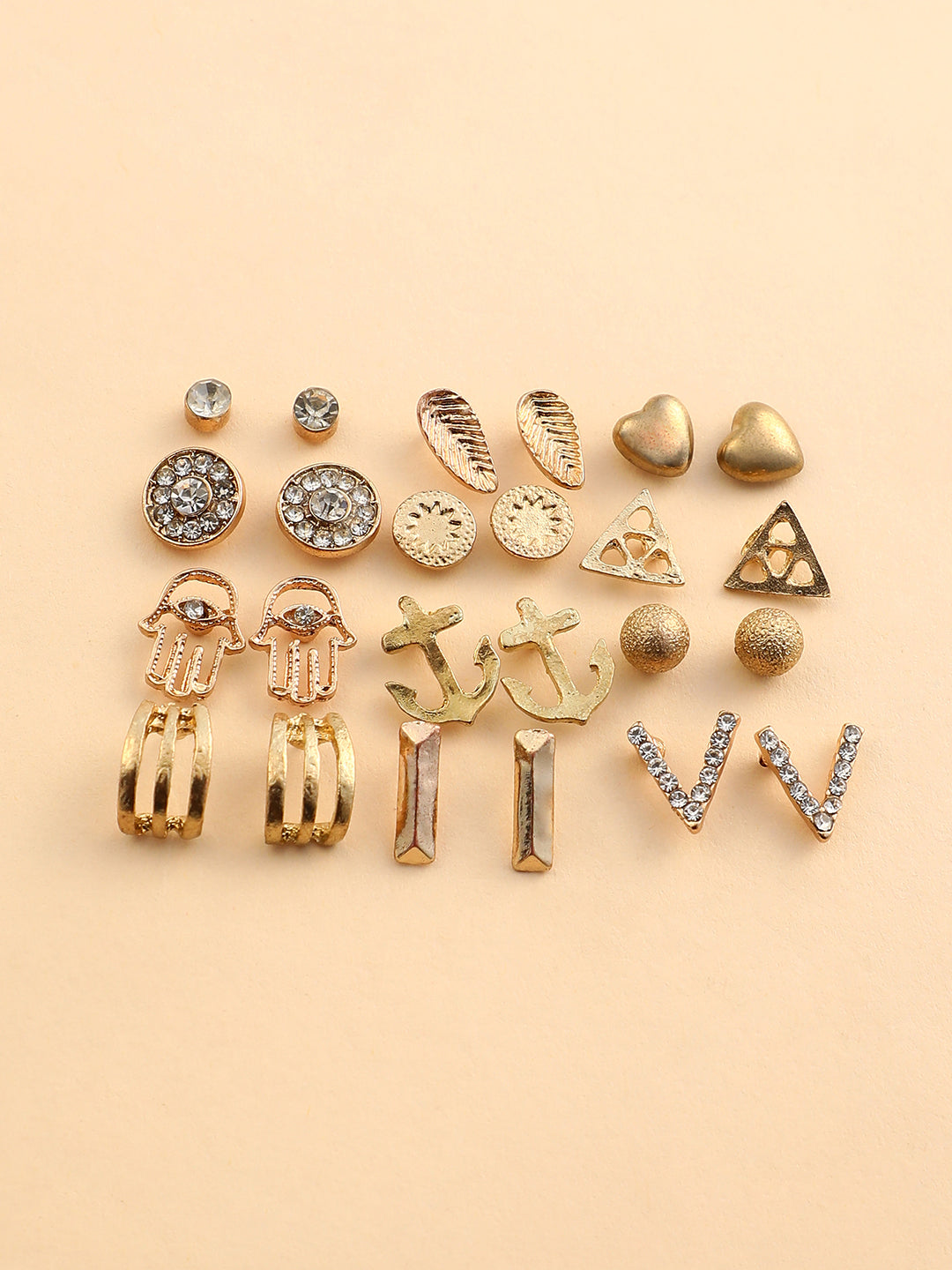 The Constantinople Stud Earrings - California Gold-SOHIER6167
