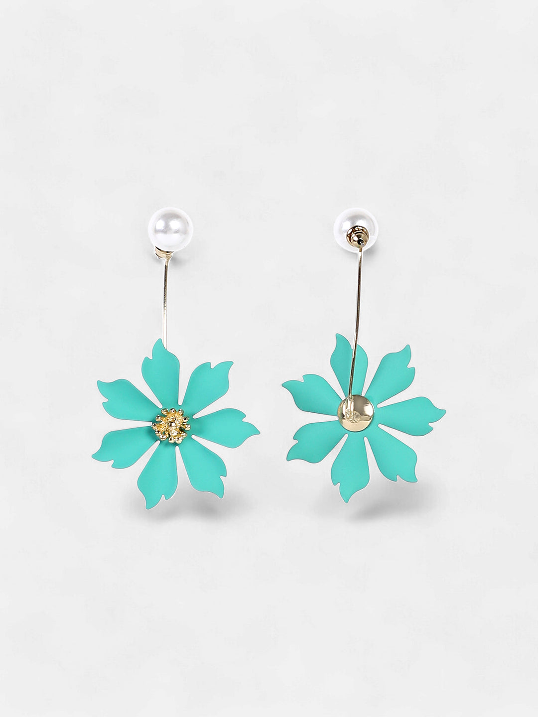 The Fiore Drop Earrings - Sea Green-SOHIER6183
