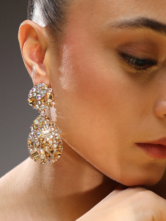 Gold Plated Drop Earrings