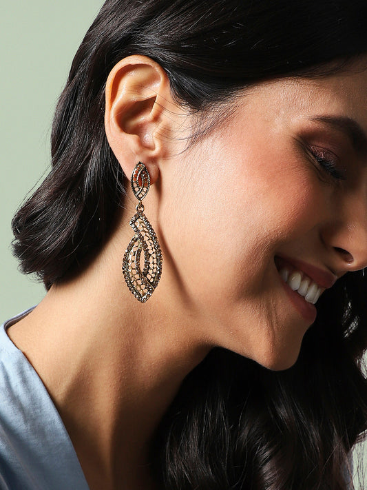 Gold-Plated Drop Earrings