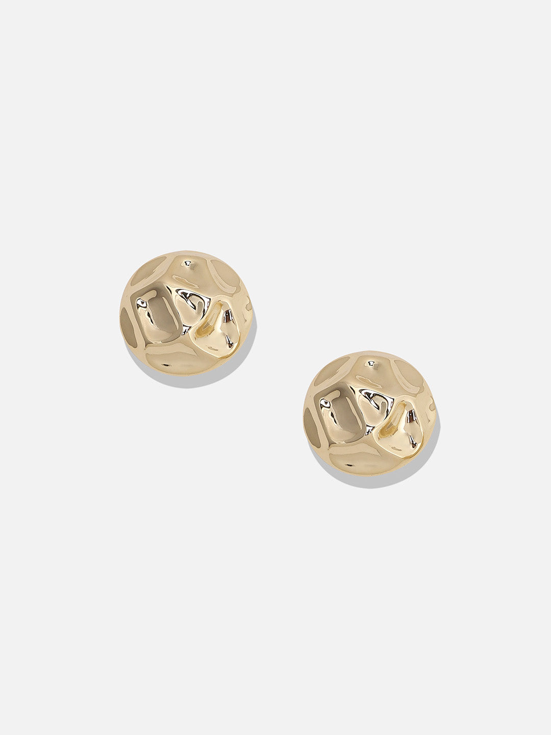 Gold-Plated Contemporary Studs Earrings