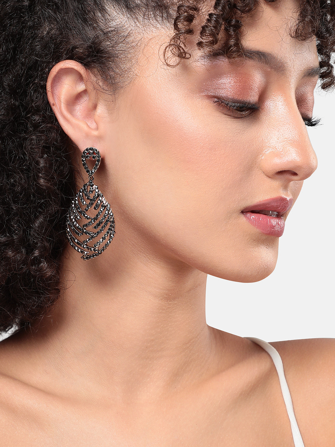 Gold-Plated Drop Earrings