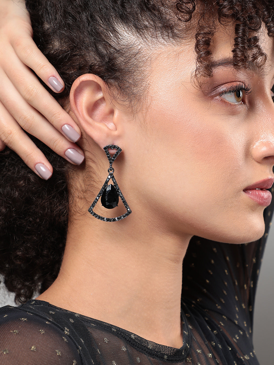 Contemporary Drop Earrings
