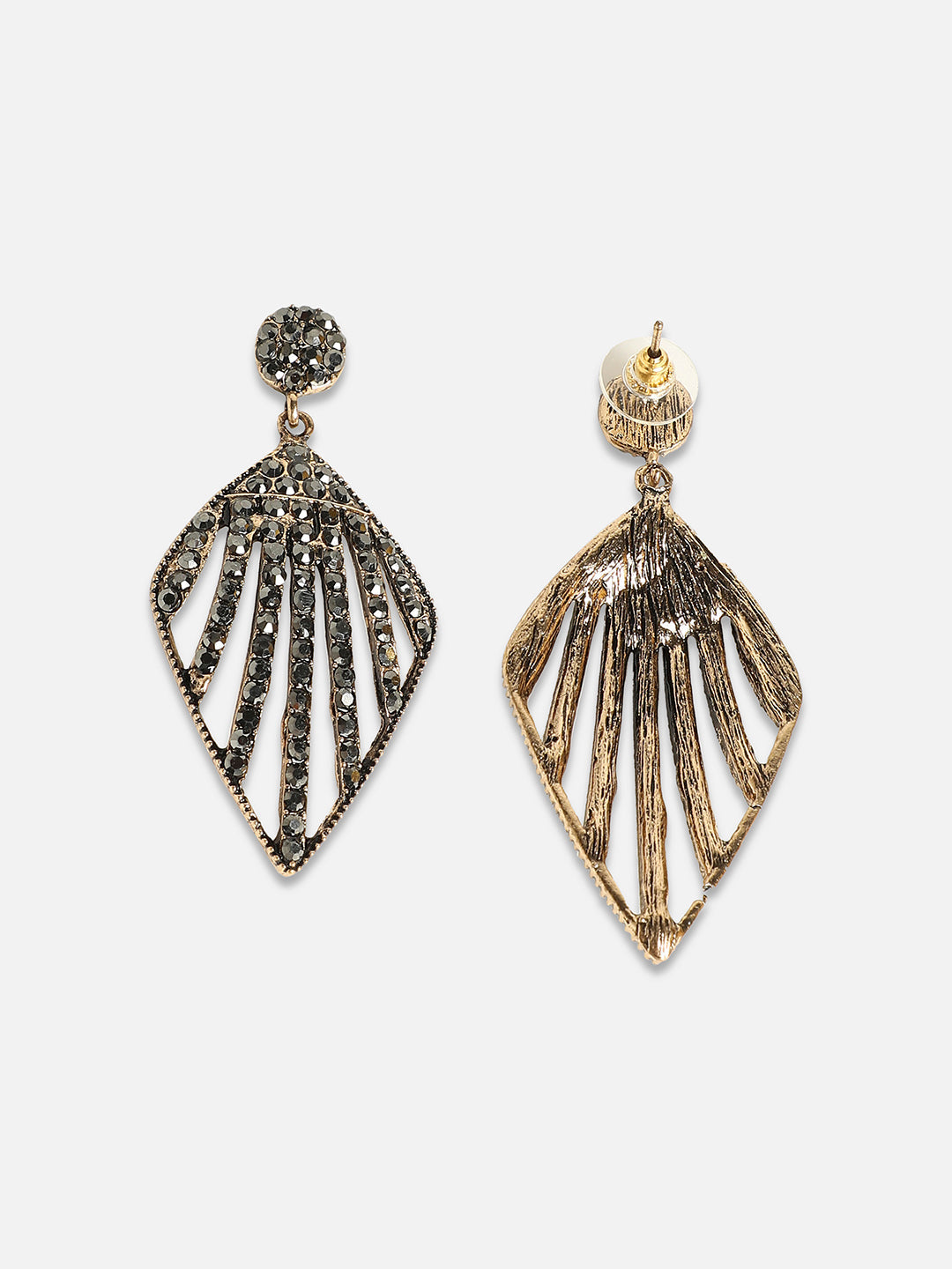 Silver-Plated Drop Earrings