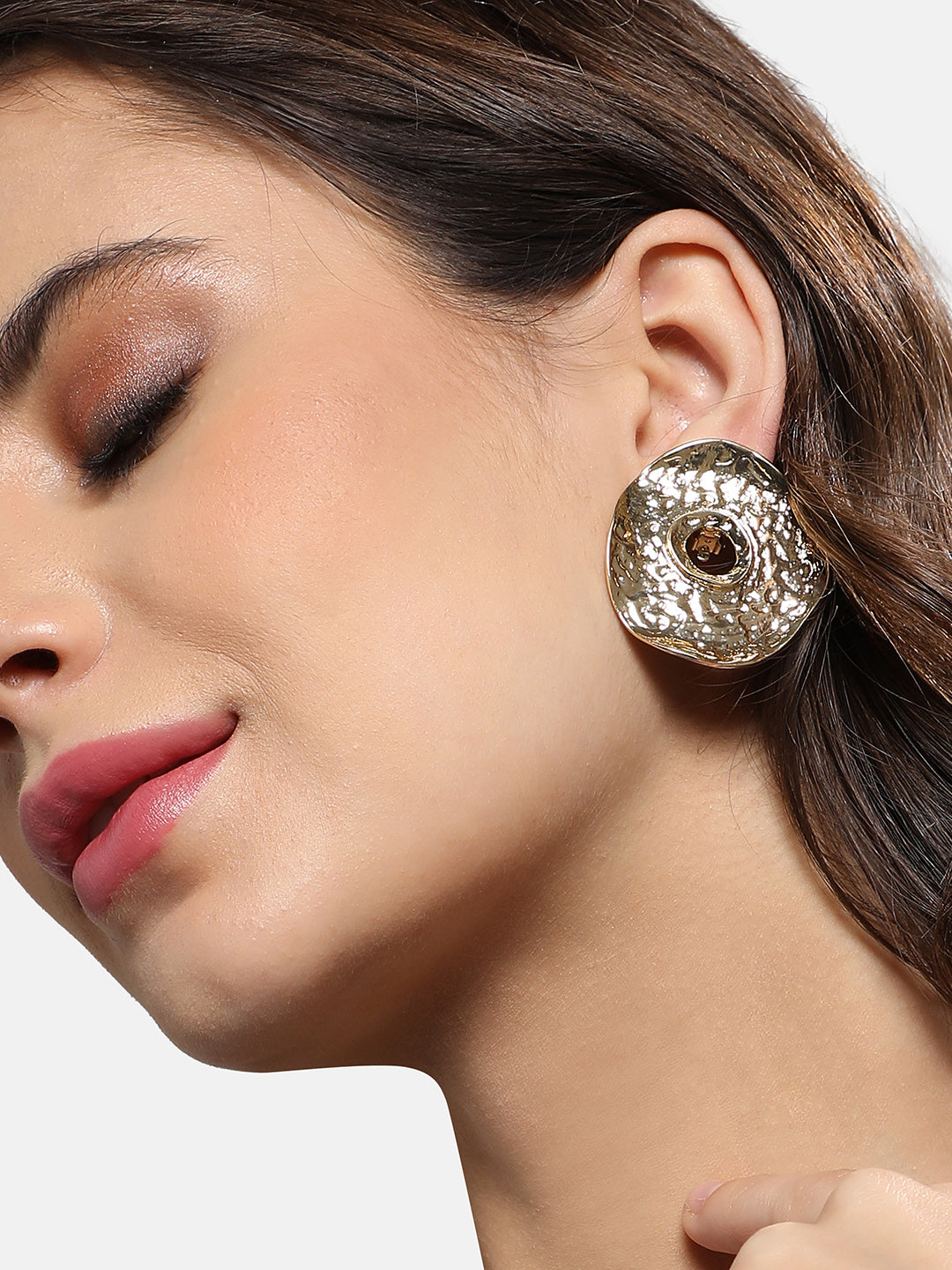 Gold-Plated Studs Earrings