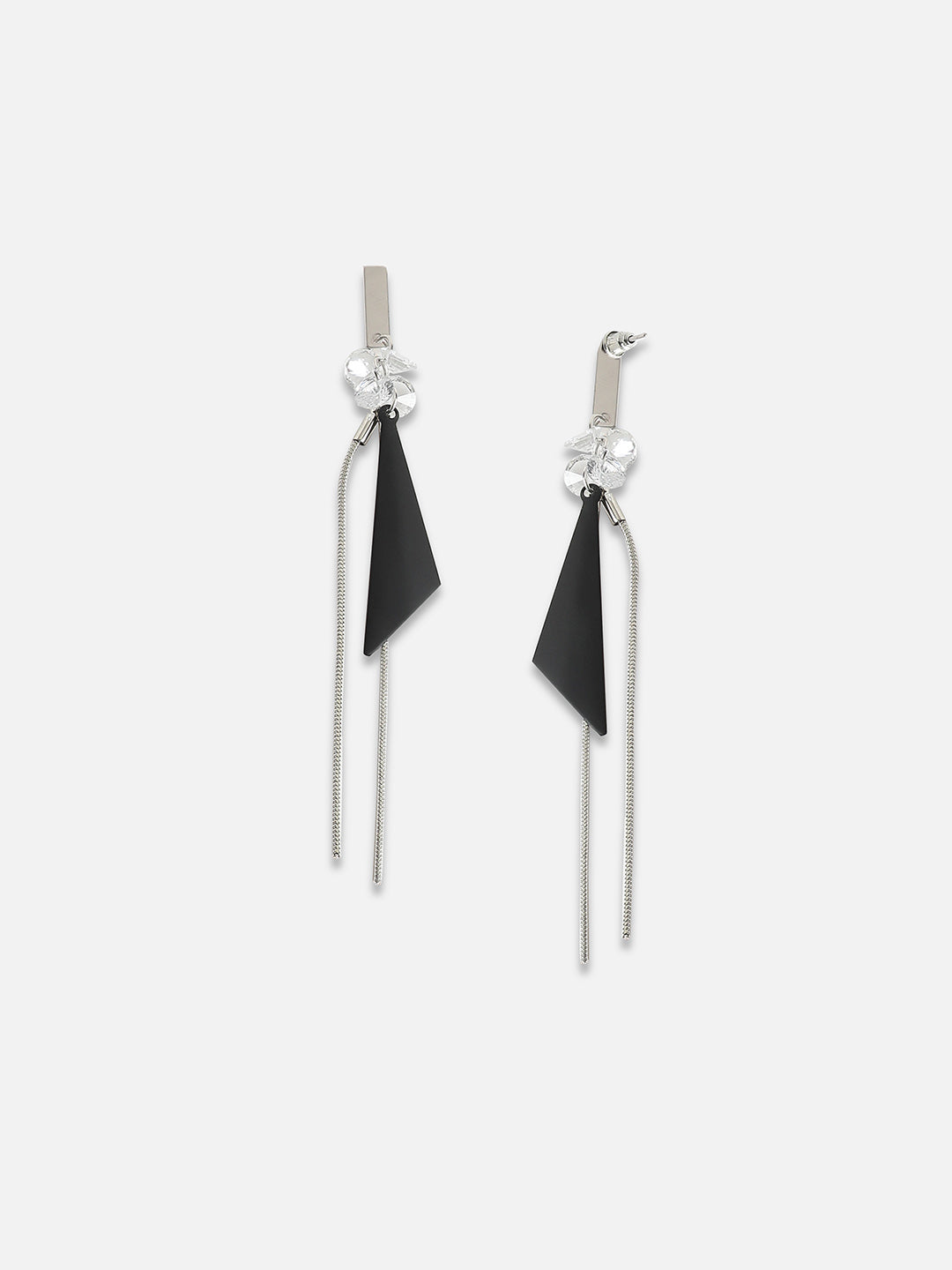 Silver Plated Drop Earrings