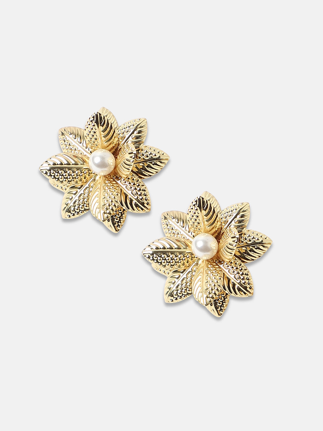 Alloy Gold-Plated Earrings