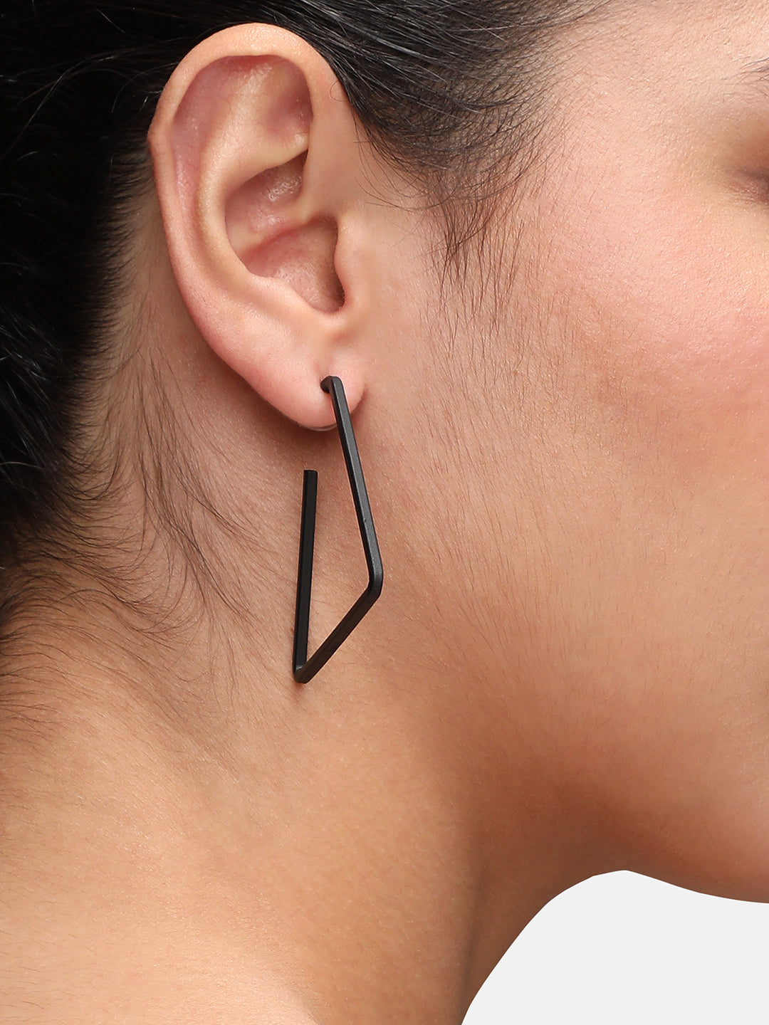 Geometric Shape Hoop Earrings