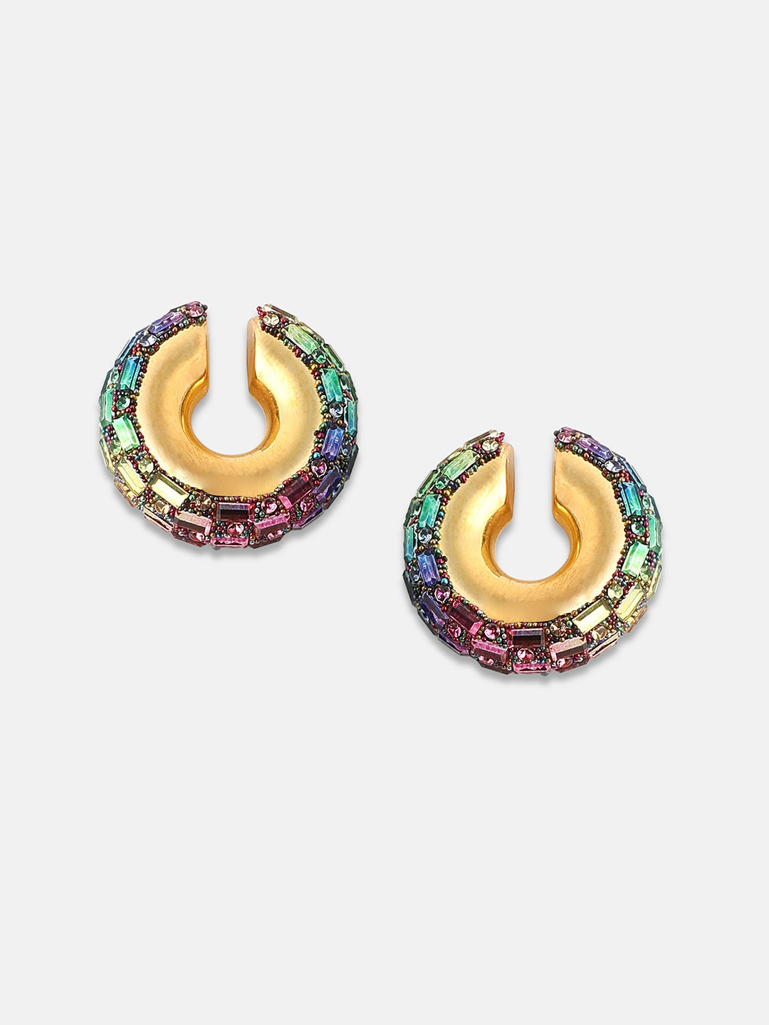 Women's The Mirror Cuff Earrings - Multicolour