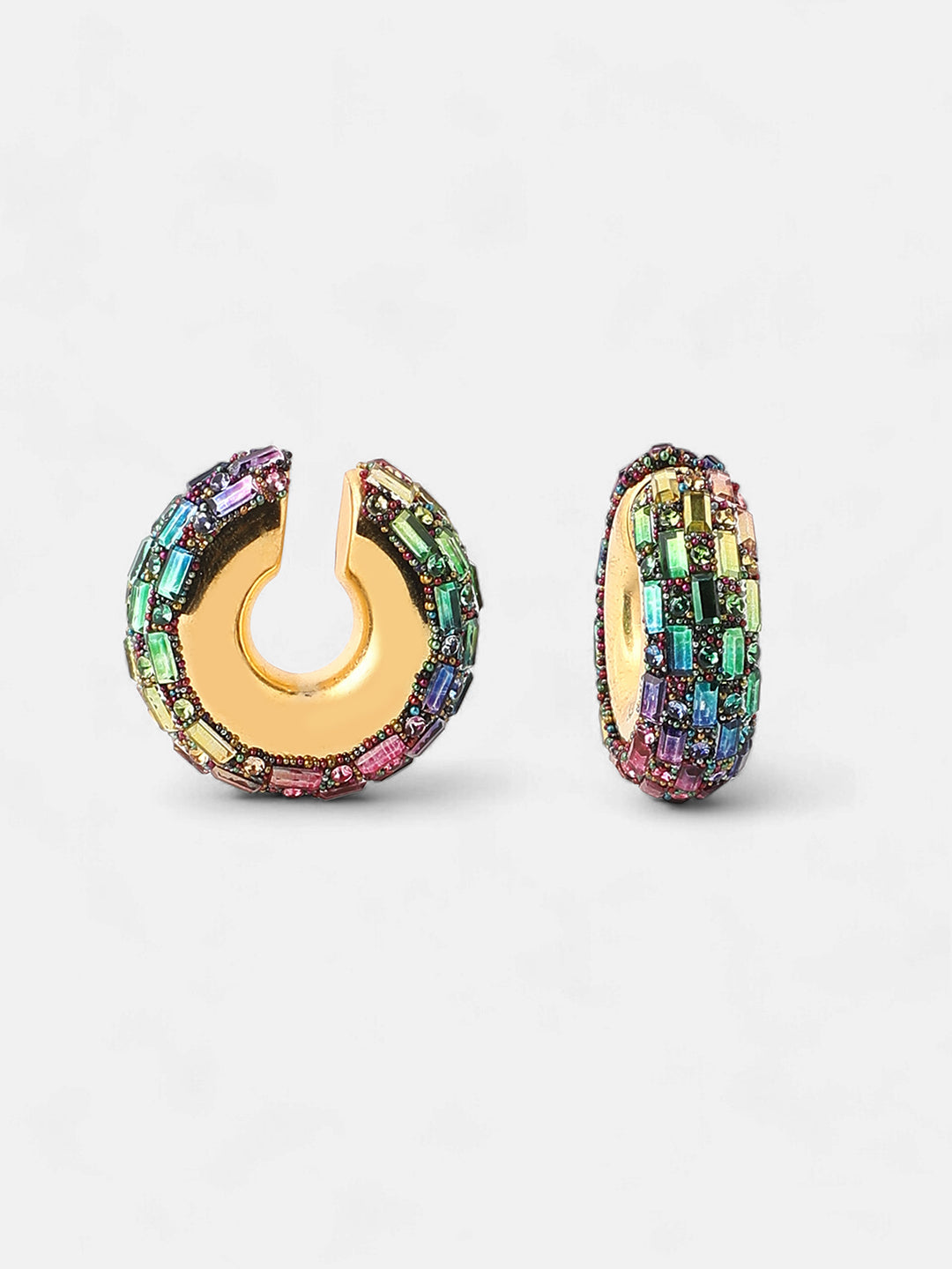 Women's The Mirror Cuff Earrings - Multicolour