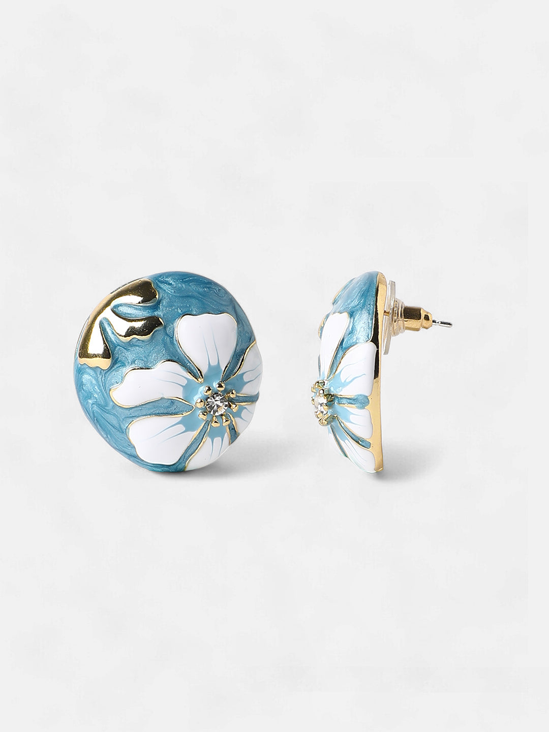 Women's The Hana Stud Earrings - Sky Blue