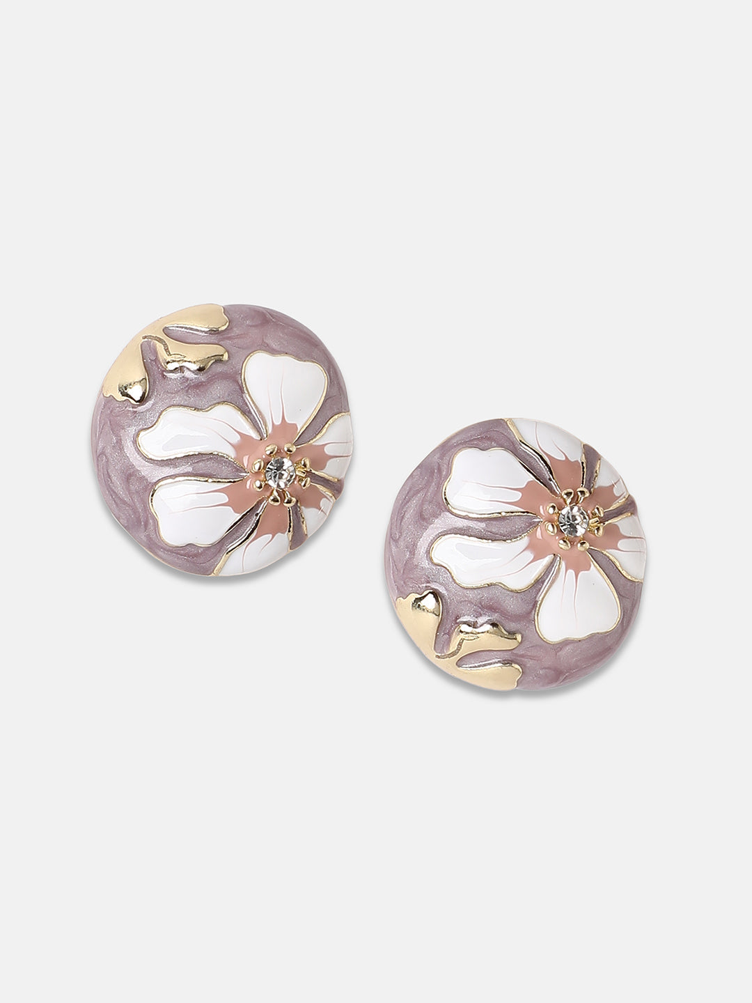 Women's The Hana Stud Earrings - Lavender