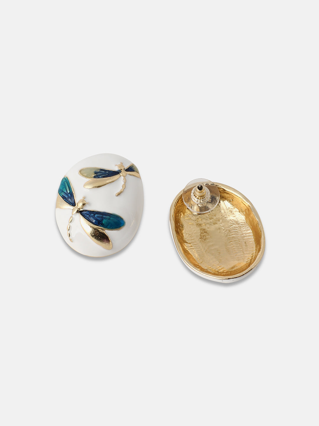 Women's The Dragonfly Stud Earrings - Royal Blue