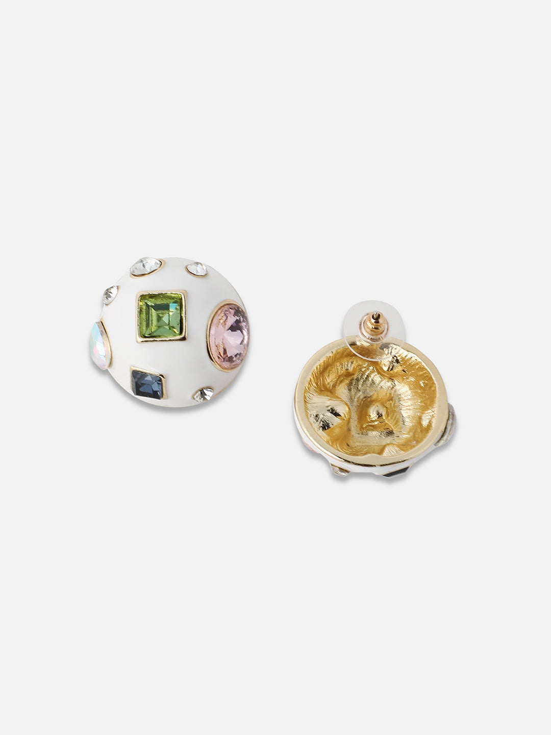 Women's The Cora Stud Earrings - Chalk White