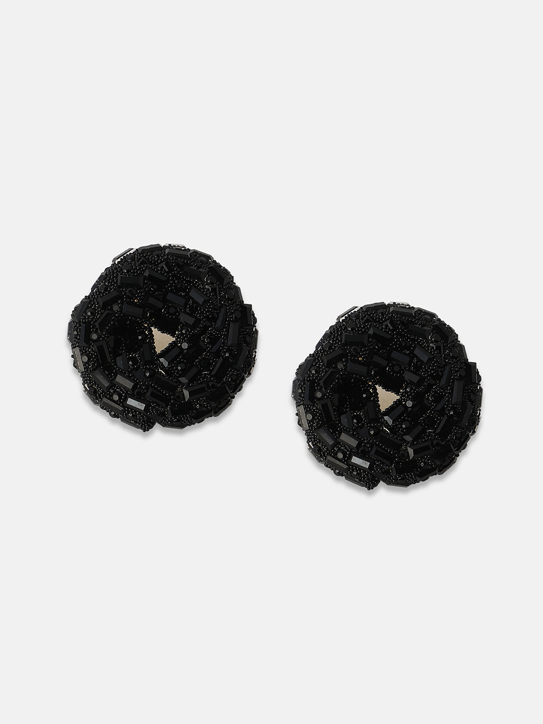 Women's The Nodum Stud Earrings - Onyx Black