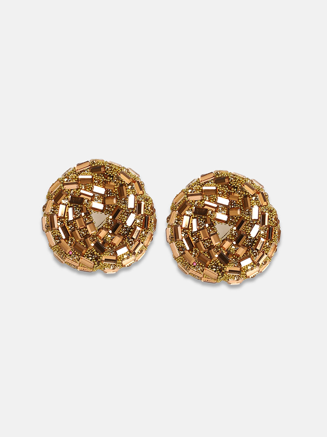 Women's The Nodum Stud Earrings - Antique Gold