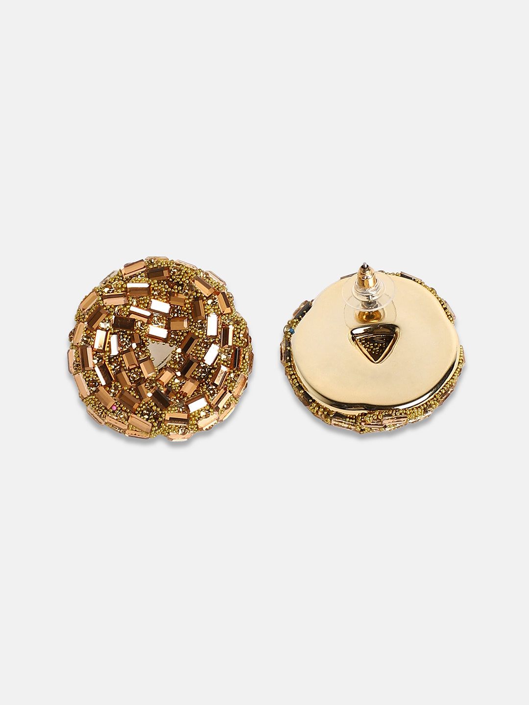 Women's The Nodum Stud Earrings - Antique Gold