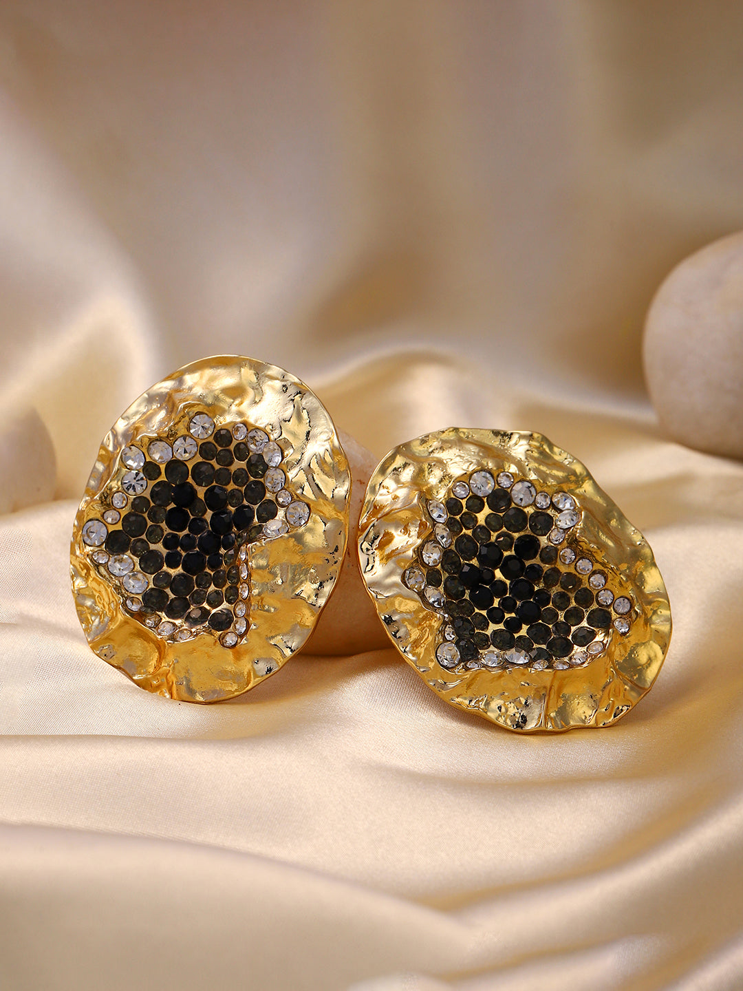Women's The Lilypad Drop Earrings - Midnight Black
