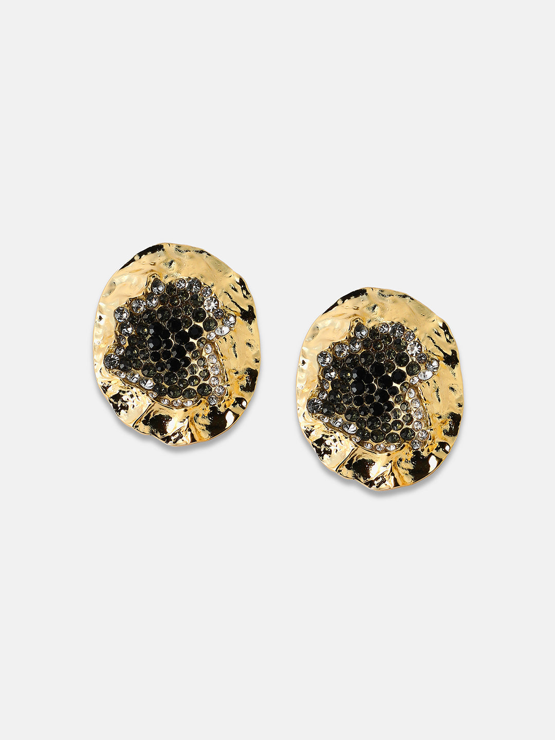Women's The Lilypad Drop Earrings - Midnight Black