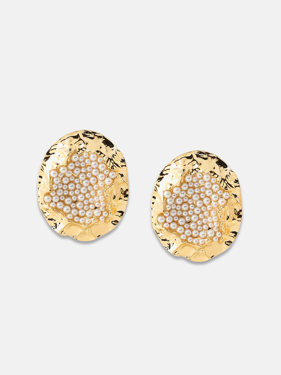 Women's The Lilypad Drop Earrings - Pearl White
